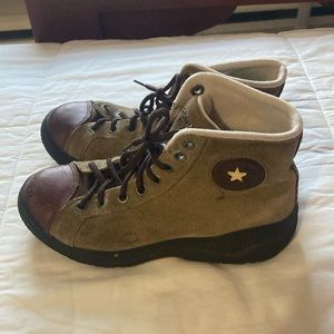 Converse suede and leather boots size 4.5
